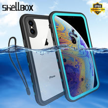 Load image into Gallery viewer, SHELLBOX IP68 Waterproof Case For iPhone X XR XS MAX 8 7 Cover Pouch Bag Cases For Phone Coque Water proof Phone Case