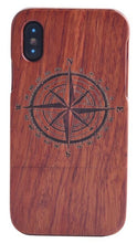 Load image into Gallery viewer, 100% Natural Green Real Wood Wooden Case For iPhone XS Max XR X 8 7 6 6S Plus 5 5S SE Case Cover Phone Shell Skin Bag