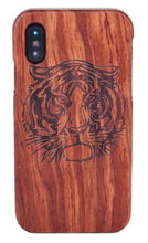 Load image into Gallery viewer, 100% Natural Green Real Wood Wooden Case For iPhone XS Max XR X 8 7 6 6S Plus 5 5S SE Case Cover Phone Shell Skin Bag