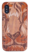 Load image into Gallery viewer, 100% Natural Green Real Wood Wooden Case For iPhone XS Max XR X 8 7 6 6S Plus 5 5S SE Case Cover Phone Shell Skin Bag