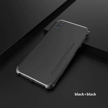 Load image into Gallery viewer, For iPhoneX XSMAX XR 8 7 6 6s 5 5s SE Luxury Armour Metal Aluminum +PC Phone Case Shockproof case for iPhone 6plus 7plus 8 plus