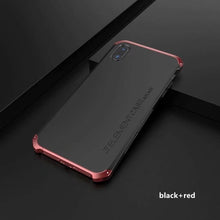 Load image into Gallery viewer, For iPhoneX XSMAX XR 8 7 6 6s 5 5s SE Luxury Armour Metal Aluminum +PC Phone Case Shockproof case for iPhone 6plus 7plus 8 plus