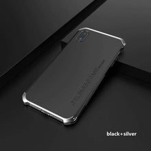 Load image into Gallery viewer, For iPhoneX XSMAX XR 8 7 6 6s 5 5s SE Luxury Armour Metal Aluminum +PC Phone Case Shockproof case for iPhone 6plus 7plus 8 plus