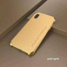 Load image into Gallery viewer, For iPhoneX XSMAX XR 8 7 6 6s 5 5s SE Luxury Armour Metal Aluminum +PC Phone Case Shockproof case for iPhone 6plus 7plus 8 plus