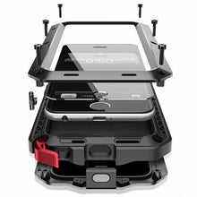 Load image into Gallery viewer, Aluminum Metal Military Shockproof Dustproof Cases for Samsung S7Edge S8 S9 S10 Plus For iPhone 6 6S 7 8 Plus X XR XS MAX Cover