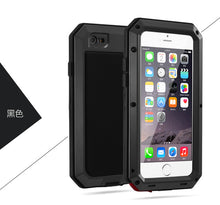 Load image into Gallery viewer, Aluminum Metal Military Shockproof Dustproof Cases for Samsung S7Edge S8 S9 S10 Plus For iPhone 6 6S 7 8 Plus X XR XS MAX Cover