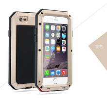 Load image into Gallery viewer, Aluminum Metal Military Shockproof Dustproof Cases for Samsung S7Edge S8 S9 S10 Plus For iPhone 6 6S 7 8 Plus X XR XS MAX Cover