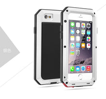 Load image into Gallery viewer, Aluminum Metal Military Shockproof Dustproof Cases for Samsung S7Edge S8 S9 S10 Plus For iPhone 6 6S 7 8 Plus X XR XS MAX Cover