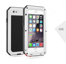 Load image into Gallery viewer, Aluminum Metal Military Shockproof Dustproof Cases for Samsung S7Edge S8 S9 S10 Plus For iPhone 6 6S 7 8 Plus X XR XS MAX Cover